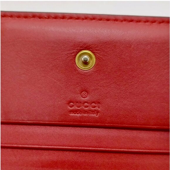Gucci Guccissima PVC and Leather with Sparkly Cherry Compact Wallet - Picture 12 of 16